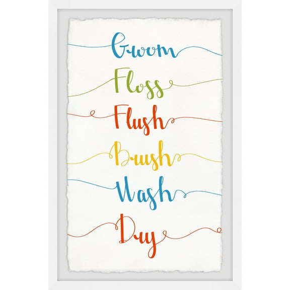 Marmont Hill Brush and Wash Framed Painting Print