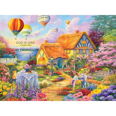 LaFayette Puzzle Factory™ Spring in Grandmas Garden Jigsaw Puzzle price history on PriceWatchPro