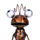thumbnail image 5 of 13inch Ant Sculpture Iron Cartoon Ant Con Carretilla extraíble Jardín o escritorio Decorac Tooarts escultura de hierro, 5 of 7