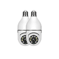thumbnail image 1 of Cámara De Seguridad Wifi De Hd Visión Nocturna Alarma 2 pcs, Blanco, 1 of 5