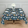 thumbnail image 3 of Baseball Gear Pattern Square Tablecloth,Waterproof Square Table Cover,Wipeable Spillproof Washable Table Cover for Home Kitchen Party Decor 42"X42"(107x107cm), 3 of 6