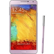 Samsung Galaxy Note 3 N900 Smartphone, 5.7" OLED 1920 x 1080, Android 4.2 Jelly Bean, 3G, Pink, Refurbished