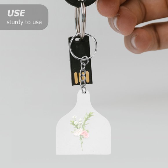 VERDANVERSE 30Jgo Llaveros Acrílicos Transparentes Para Con Y Material Para DIY