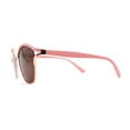 thumbnail image 4 of Polarized Womens Ribbon Frame Designer Fashion Style Sunglasses Gold Pink Brown, 4 of 4