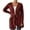 Wine, variant on Gyexs Cardigans for Women Lightweight Long Sleeve Cardigan Sweaters Open Front Shrugs Fall Outerwear with Belt (Black, Size XXL)
