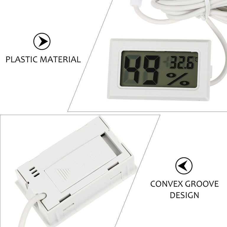 1pc Mini Handheld Electronic Thermometer & Hygrometer, Desktop Humidity & Temperature  Monitor For Home Office (battery Not Included)