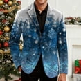 thumbnail image 5 of KeShDi Mens Winter Coats Men's Corduroy Print Ceremonial Dress Pocket Button Party Coat Blue XL, 5 of 8