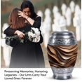 thumbnail image 3 of Geometric Gradient Large Urn For Human Ashes, Decorative Urns, Cremation Urns For Ashes, Urns For Women, Funeral Urns For Men Ashes Adult Male, Burial Urn 10 Inches, 3 of 5