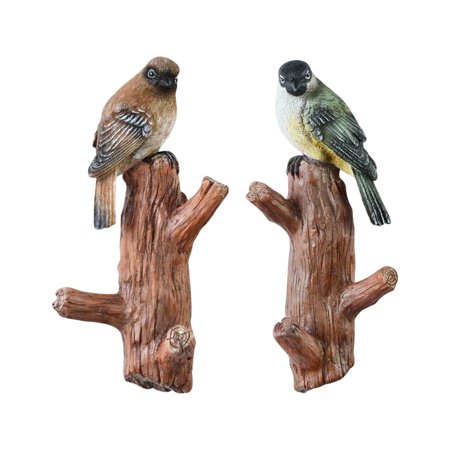 

Resin Bird Wall Hooks Wall Mounted Clothes Hanger Decorative for Bags Scarf