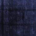 thumbnail image 1 of Ahgly Company Indoor Square Abstract Blue Contemporary Area Rugs, 4' Square, 1 of 4