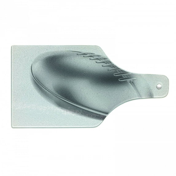 Grey Cutting Board, Realistic American Football in 3D Style Sports Theme Champion Victory Trophy, Tempered Glass Cutting and Serving Board, Wine Bottle Shape, Grey Pale Grey White, by Ambesonne