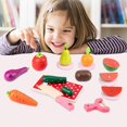 thumbnail image 4 of 15x Cutting Fruit Vegetables Set Cutting Game Development Educational Salvador Juegos de simulación de juguetes, 4 of 9