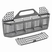 Aokeyee Universal Dishwasher Cutlery Basket,Durable Dishwasher Basket,Compatible with GE and Part No.WD28X10127,WD28X10128,WD28X10132,AH959351,EA959351,PS959351