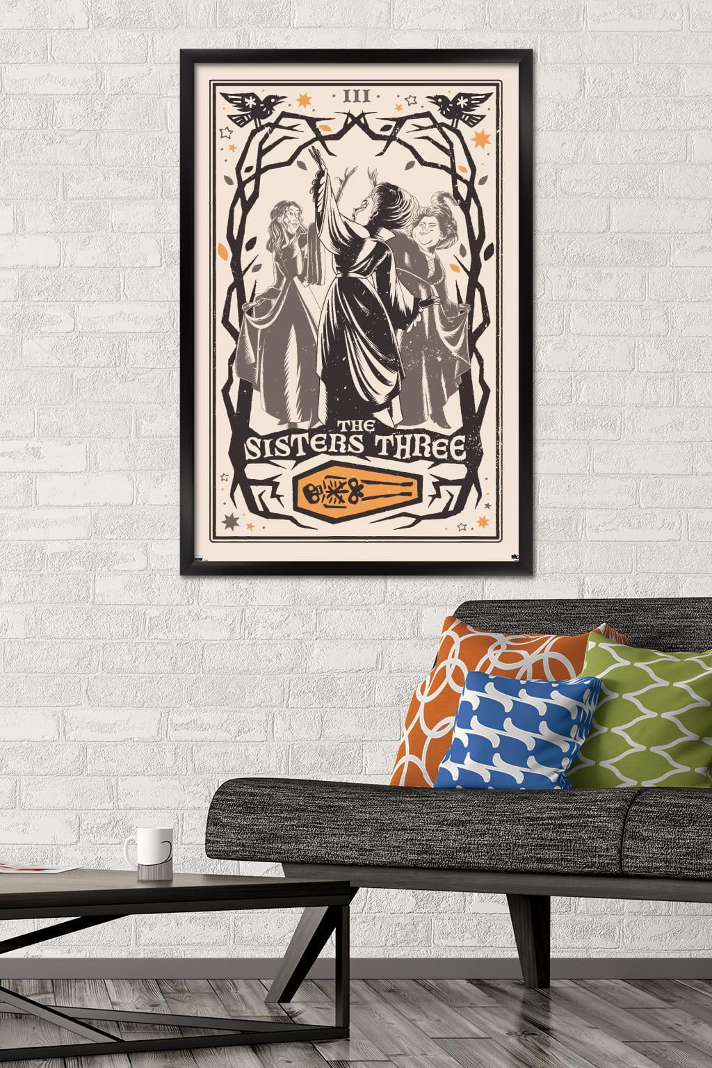 Disney Hocus Pocus 2 - The Sisters Three Wall Poster, 22.375" x 34" Framed