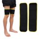 thumbnail image 4 of Soporte ajustable para piernas, envoltura para recuperación de tensión muscular, alivio del dolor, Protector de piernas, estabilizador negro + borde amarillo LNegro (borde amarillo) L, 4 of 8