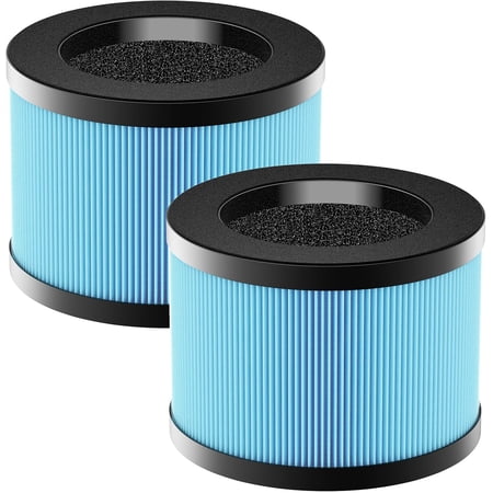 DH-JH12 MK0I MK0b TZ-K1 DH-JH01 HEPA Replacement Filter Compatible with VOOPNU DH-JH12 for TZ-K1 for FreAire KN6391 for Kloudi DH-JH01 for POMORON MJ001H/MJ012H Air Purifier 2 Pack