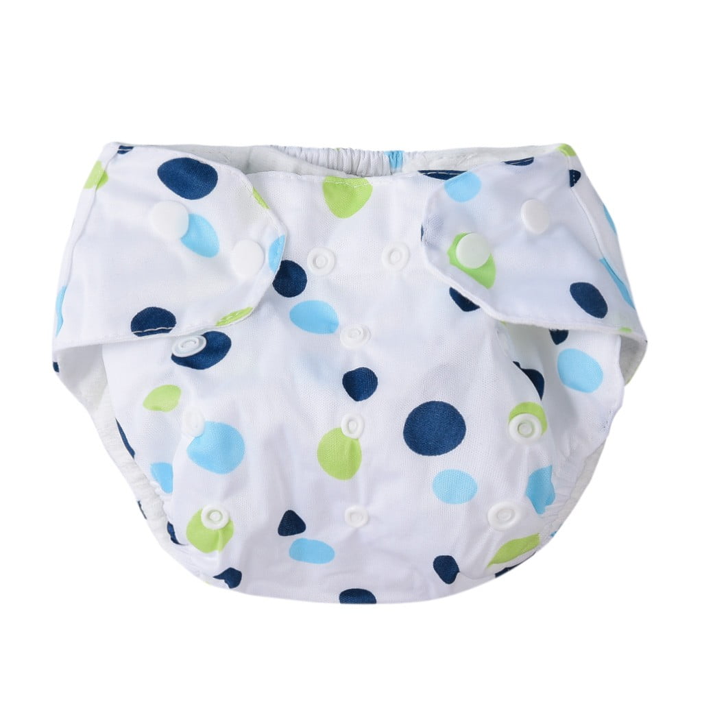Newborn Baby Infant Summer Cloth Diaper Cover Adjustable Reusable Washable Nappy 