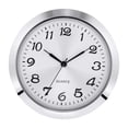 thumbnail image 1 of Ajuste del reloj Insertar Mini reloj Insertar Reloj en miniatura Esfera blanca de metal Fácil instalación Movimiento duradero de 55 mm Plateado Macarena Inserto de mini reloj, 1 of 8