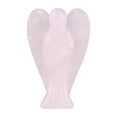 thumbnail image 1 of Natural Energy Charged Guardian Angel Shape Crystal Healing Stone Gift(Pink), 1 of 14