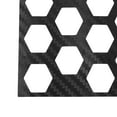 thumbnail image 5 of Auto Rear Tail Light Lamp Stickers Honeycomb Type Decal Carbon Fiber Style Black 48 x 30cm, 5 of 6