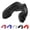 Black, variant on SAFEJAWZ Sports Mouth guard for Braces with Case, One Size Re-Mouldable Mouthguard (Clear)