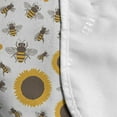 thumbnail image 4 of Honeycomb Microwave Oven Cover, Sunflowers Bees Honey and Text Summer Season Pattern, Water Resistant Organizer with Pockets for Kitchen, 36" x 12", Umber Yellow, by Ambesonne, 4 of 4