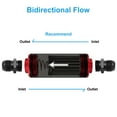 thumbnail image 5 of 2/1pcs Aluminum Inline Fuel Filter 50MM 100 Micron with 6AN 8AN 10AN Adapter For Filtering Gasoline, Diesel, 5 of 8