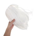 thumbnail image 4 of Peluca de bobo de mujer peluca recta corta peluca de pelo sintético de la peluca de alta temperatura de fibra bobo wig con red de pelo (estilo aleatorio), 4 of 7