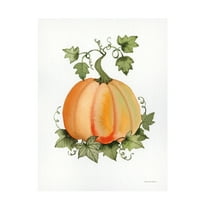 Trademark Fine Art 'Pumpkin and Vines II' Canvas Art by Kathleen Parr McKenna