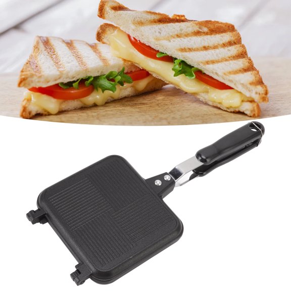 Fabricante de Sándwiches Calientes, Fabricante de Sándwich Tostado de Doble Cara Antiadherente Para Picnic