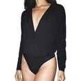 thumbnail image 5 of American Apparel Women's Mix Modal Long Sleeve Drape, Black, Size Large, 5 of 6