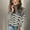 Gray, variant on Women's Striped Color Block Fall Winter Sweater 2025 Crewneck Long Sleeve Sweaters Trendy Casual Knit Pullover Tops