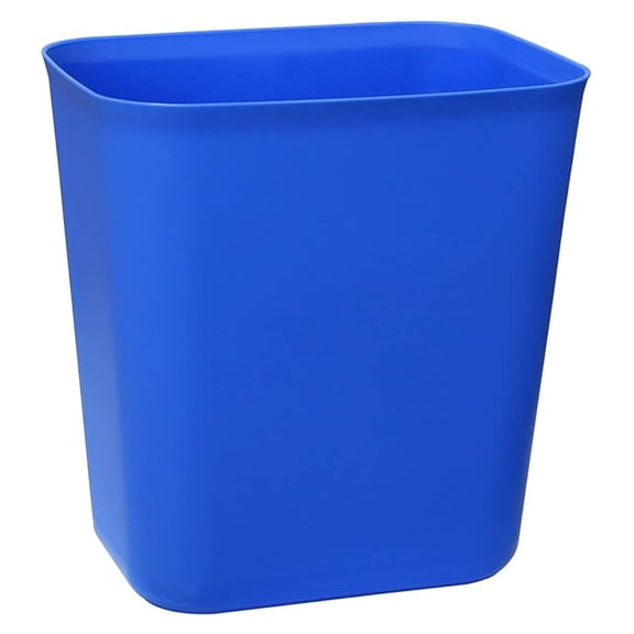 BNHHYYNB 3 Gallon Trash Can - Efficient Wastebasket for Home, Kitchen, Office & Desk - Blue Rectangular Bin - Durable Plastic - 3.5 Gallon Capacity