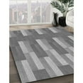 thumbnail image 3 of Ahgly Company Machine Washable Indoor Rectangle Transitional Ash Gray Area Rugs, 8' x 12', 3 of 7