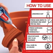 Loctite Super Glue Gel Control, Pack of 1, Clear 0.14 fl oz Bottle