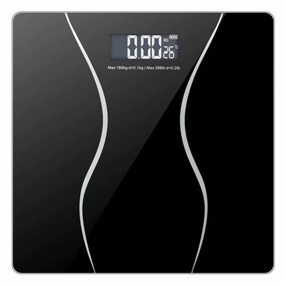 Digital Body Weight Scale, Weighing Scale with Step-on Technology, LCD Backlit Display and Batteries Included, 400 Pounds