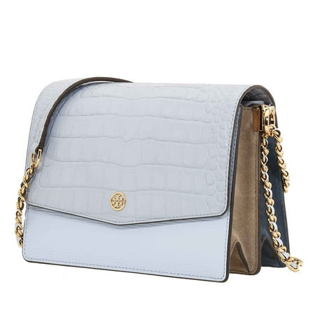 Tory Burch Ladies Robinson Convertible Shoulder Bag In Blue