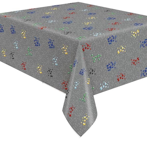 Housse de table rectangulaire en plastique Minecraft, 54" x 84"