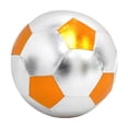 thumbnail image 3 of Lipstore 25cm Inflatable Soccer Ball Glossy Training for Club Competition Sports Gift Orange, 3 of 8