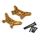 thumbnail image 5 of Kit de 2 amortiguadores de placa de choque delanteros y traseros RC, placa de choque de metal delantera y trasera Oro, 5 of 9