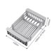thumbnail image 1 of Escurridor de acero inoxidable Homaxy, estante de almacenamiento para organización de cocina, estante de secado, escurridor de platos ajustable, estantes organizadores para el hogarGris L Deng Xun unisex, 1 of 2