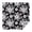 Pioneer Flower Floral-3, variant on Pioneer Flower Floral Print Pattern Square Tablecloth, Waterproof Wipeable Spillproof Washable Table Cover for Home Kitchen Party Decor, 42"x42"