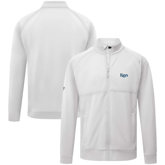 Men's Levelwear White Tampa Bay Rays Form Insignia Full-Zip Jacket