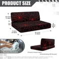 thumbnail image 7 of Uorisanigo RV Dinette Cushions Covers Stretch Red Spider Web Print Sofa Seat Slipcovers Replacement Camper Cushion Slipcovers RV Sofa Seat Cover Fit Most Travel Trailer Couch, 7 of 7