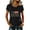 Black, variant on 250th Anniversary USA Shirts Women Short Sleeve T-Shirts Loose USA Flag Print Pullover Independence Day Patriotic Tops 4th of July V Neck 1776-2026 Blouses, Brown M