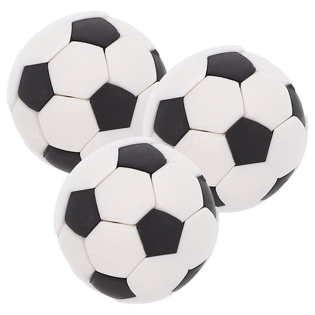 ColoMX 3pcs Mini Sports Balls Dolls House Soccer Balls Modelo de fútbol miniatura