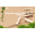 thumbnail image 5 of Paquete de 100 pinzas de madera grandes de 7,2 cm para ropa, fotografías y manualidades, 5 of 5