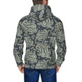 thumbnail image 5 of Zip Up Hoodies for Men - Paisley Pattern No.9075 Long Sleeve Comfrt Men'S Fashion Hoodies & Sweatshirts, Jackets for Men Hoodies Pullover Clothing Clothes with Pouch, 5 of 5