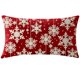 thumbnail image 1 of Niditw Happy Winter Have Yourself A Merry Little Christmas Hermosos Copos De Nieve Cintura Lumbar Rojo Algodón Arpillera Lino Funda De Almohada Funda De Cojín Decorativa Para El Hogar Largo Oblongo 12, 1 of 1