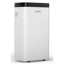 HUMSURE 22 Pints(DOE Rating 8 Pints/Day) Protable Dehumidifier for Basement and Home with Drain Hose, Spaces up to 1500 sq ft, Max Moisture Removal 30 Pint (95 ℉, 95% RH)